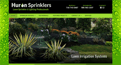 Desktop Screenshot of huronsprinklers.com